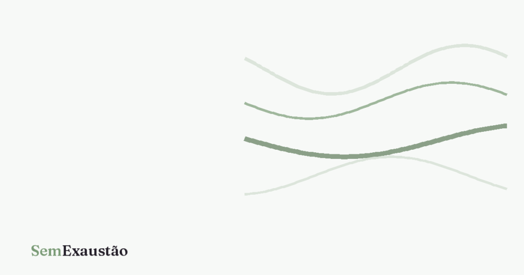 Capa do artigo sobre a relação entre ansiedade e procrastinação, em tons verde-sálvia