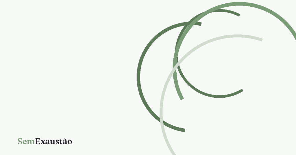 Capa do artigo sobre ansiedade de apresentar em público no trabalho, em tons verde-sálvia